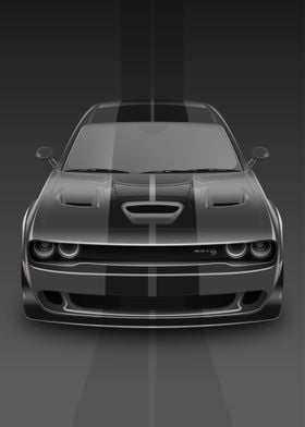 GRAY CHALLENGER HELLCAT