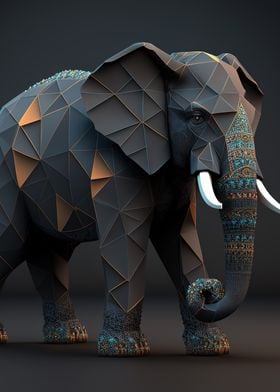 abstract elephant animal