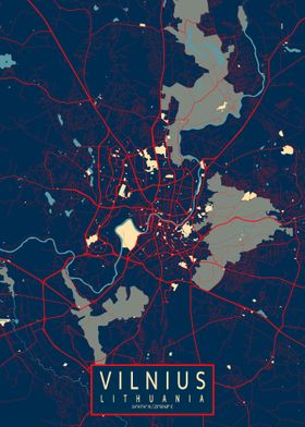 Vilnius City Map Hope