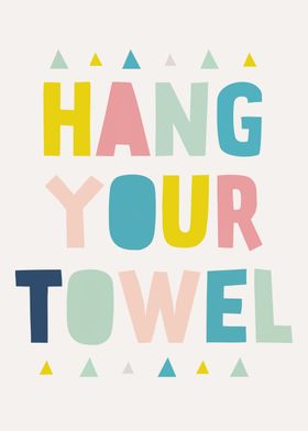 hang the towel