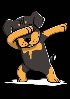 Rottweiler Dabbing 