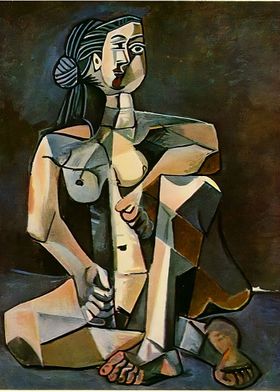 seated woman 1953 Picasso