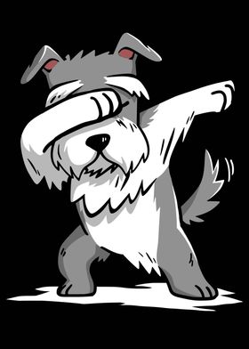 Schnauzer Dabbing 