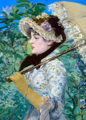 Jeanne Spring by Manet