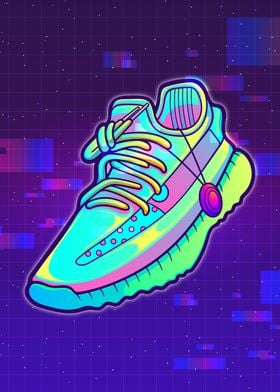 Yeezyy Neon Shoe