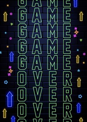 game neon sign