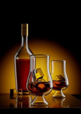 Whiskey or Rum Glasses