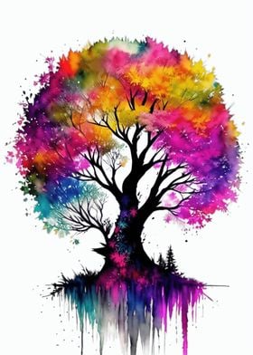 Magic Tree 2 colorful