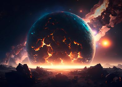 Destroyed Planet