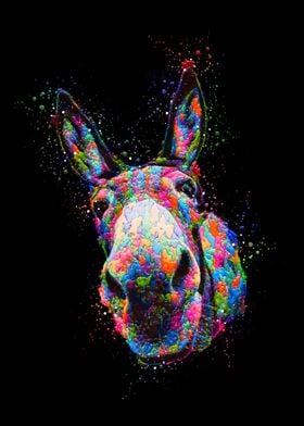 Donkey Painting