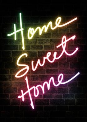 Home Sweet Home Neon Sign