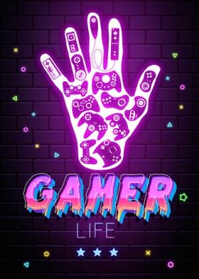 gamer hand life