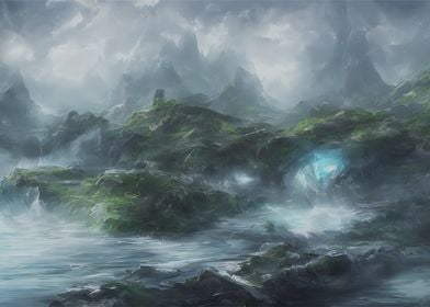 Water and Crystals Lands