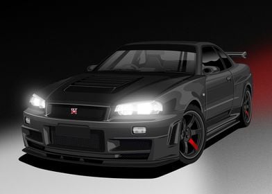 NISSAN SKYLINE GTR R34