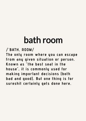 Bathroom Definition