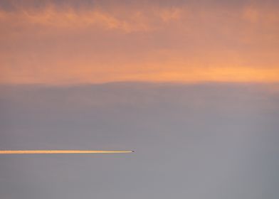 Sunset Plane