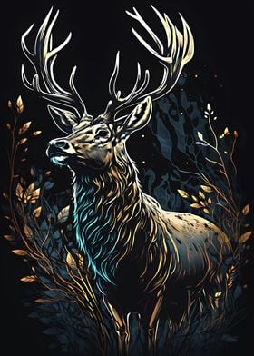 majestic deer