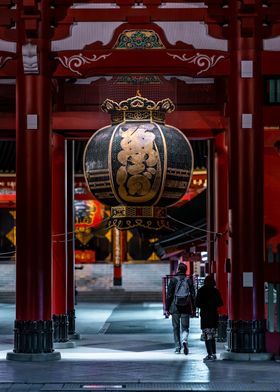 temple japan lantern