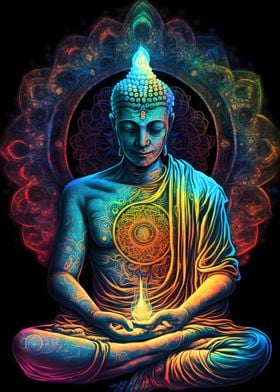 Psychedelic Buddha