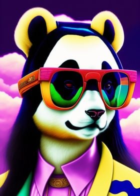 Cyber Punk DJ Panda
