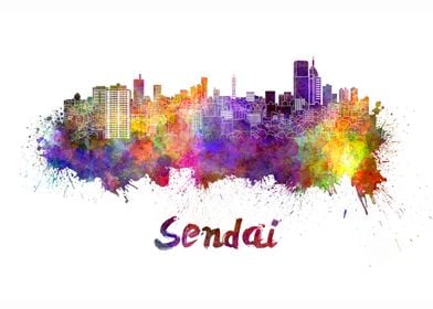 Sendai skyline