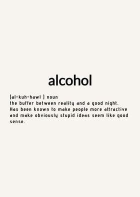 Alcohol Word Definition 