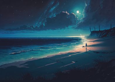 A night at the beach