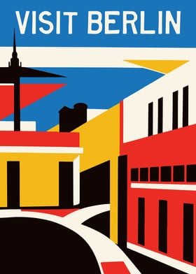 Berlin Travel Poster