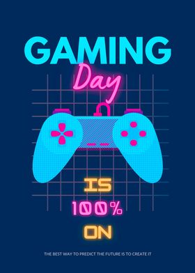 Cyber neon Gaming day 