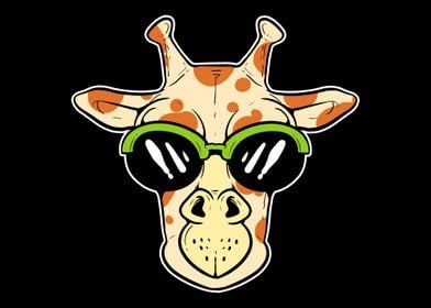 Cool Giraffe Animal Scient