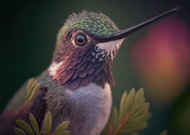 Hummingbird Close up