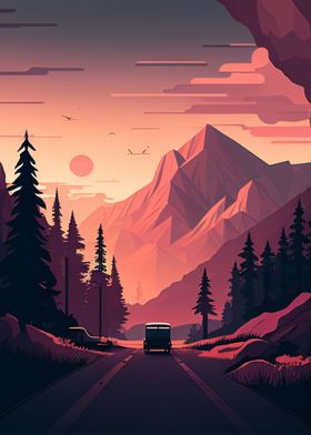 Landscape Flat Design