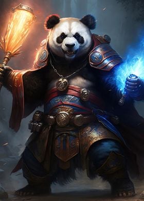 The Mighty Warrior Panda