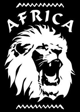 Roaring Lion  Africa