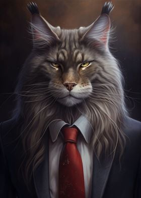 Maine Coon Cat Suit Animal