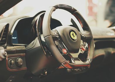 Ferrari Interior Car