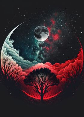 Fantasy Enchanted Moon
