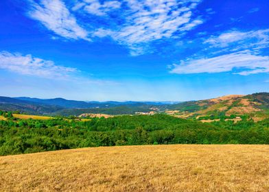 Santiago road landscape