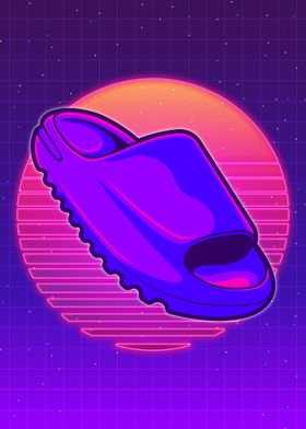 YZY Slides Neon Shoe