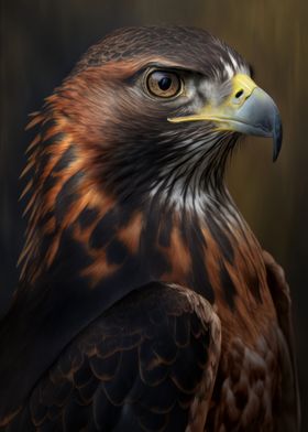 Falcon portrait