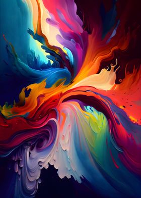 Abstract Colorful Art