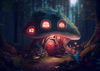 Mushroom cabin