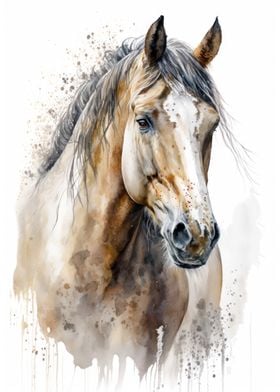 Horse Watercolor