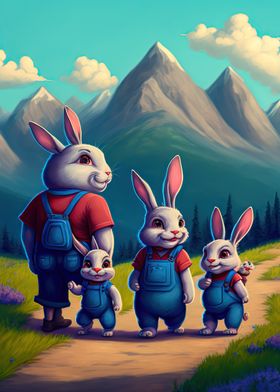 Rabbit Adventurers Animal