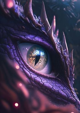 Purple dragon eye