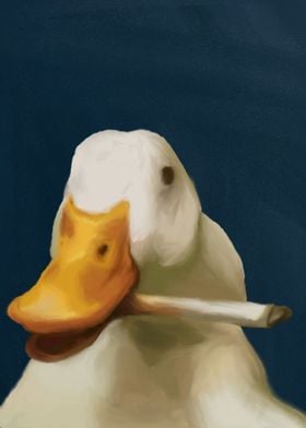 smoking duck 