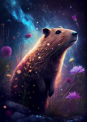 Capybara Galaxy Capibara