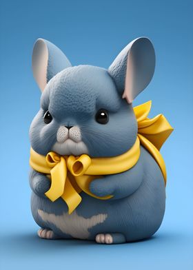 Chinchilla cute scarf