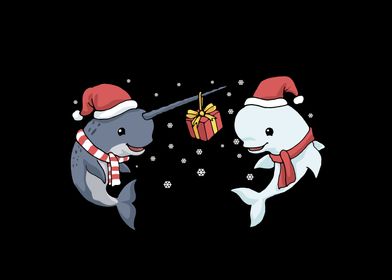 Christmas Beluga Whale