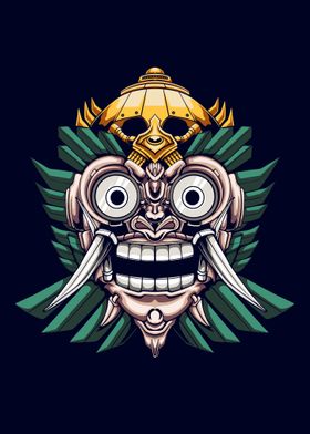 Barong mask mecha